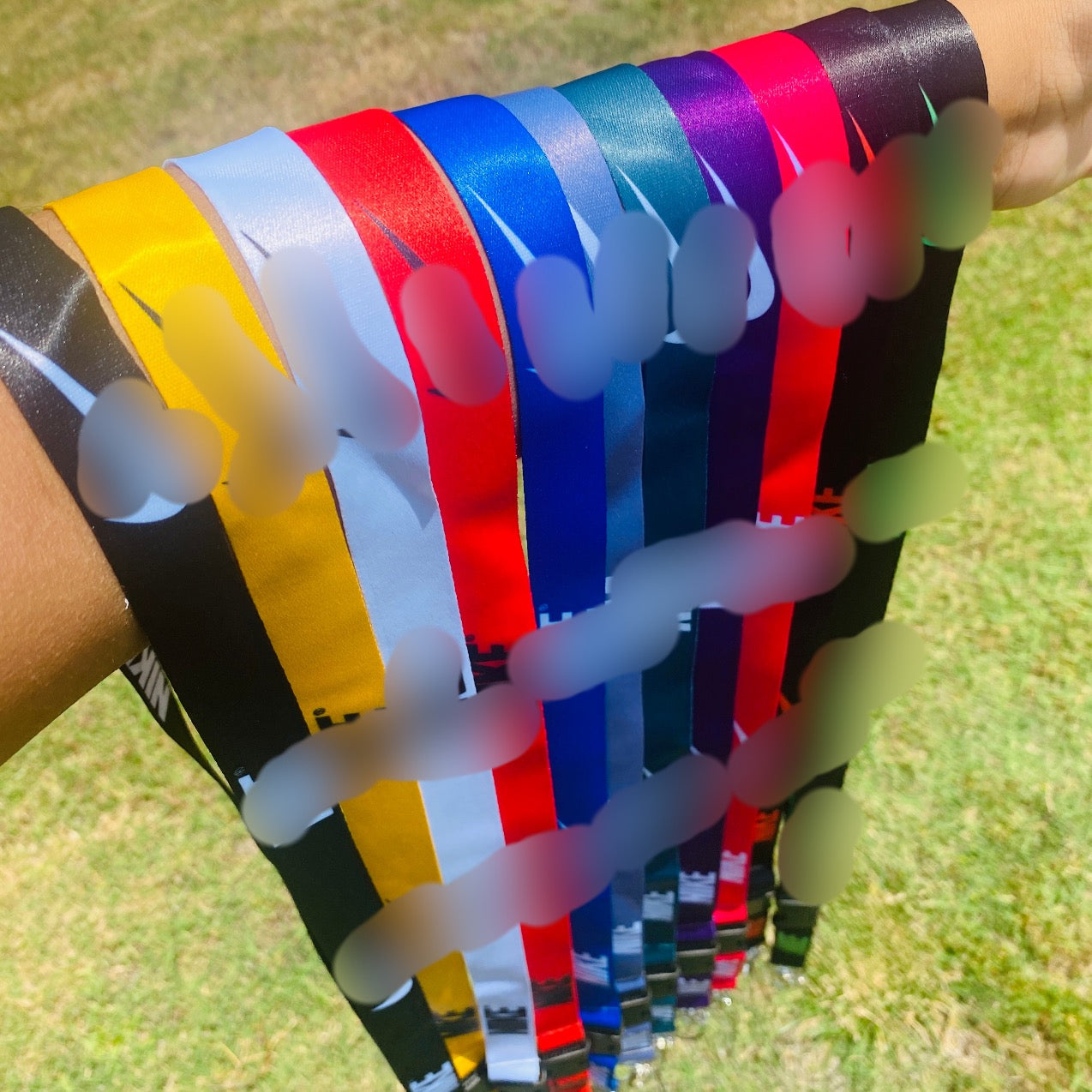 Color Lanyards polyester material