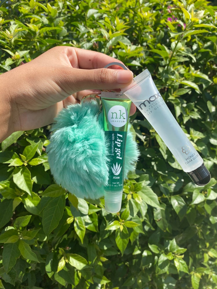 Lip gloss keychain