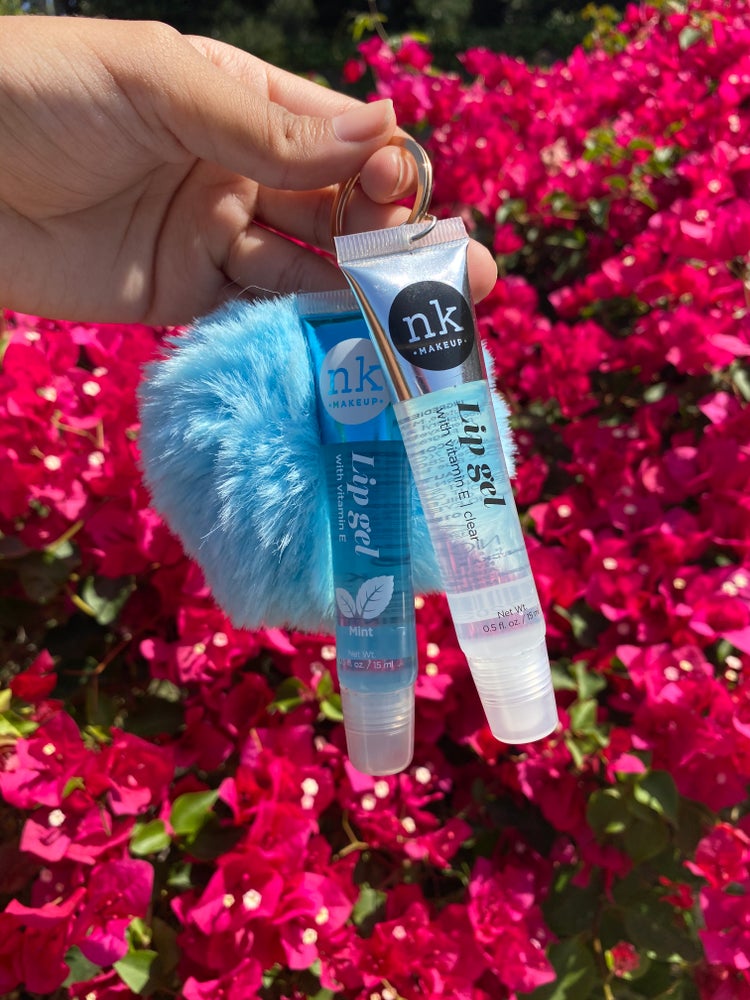 Lip gloss keychain